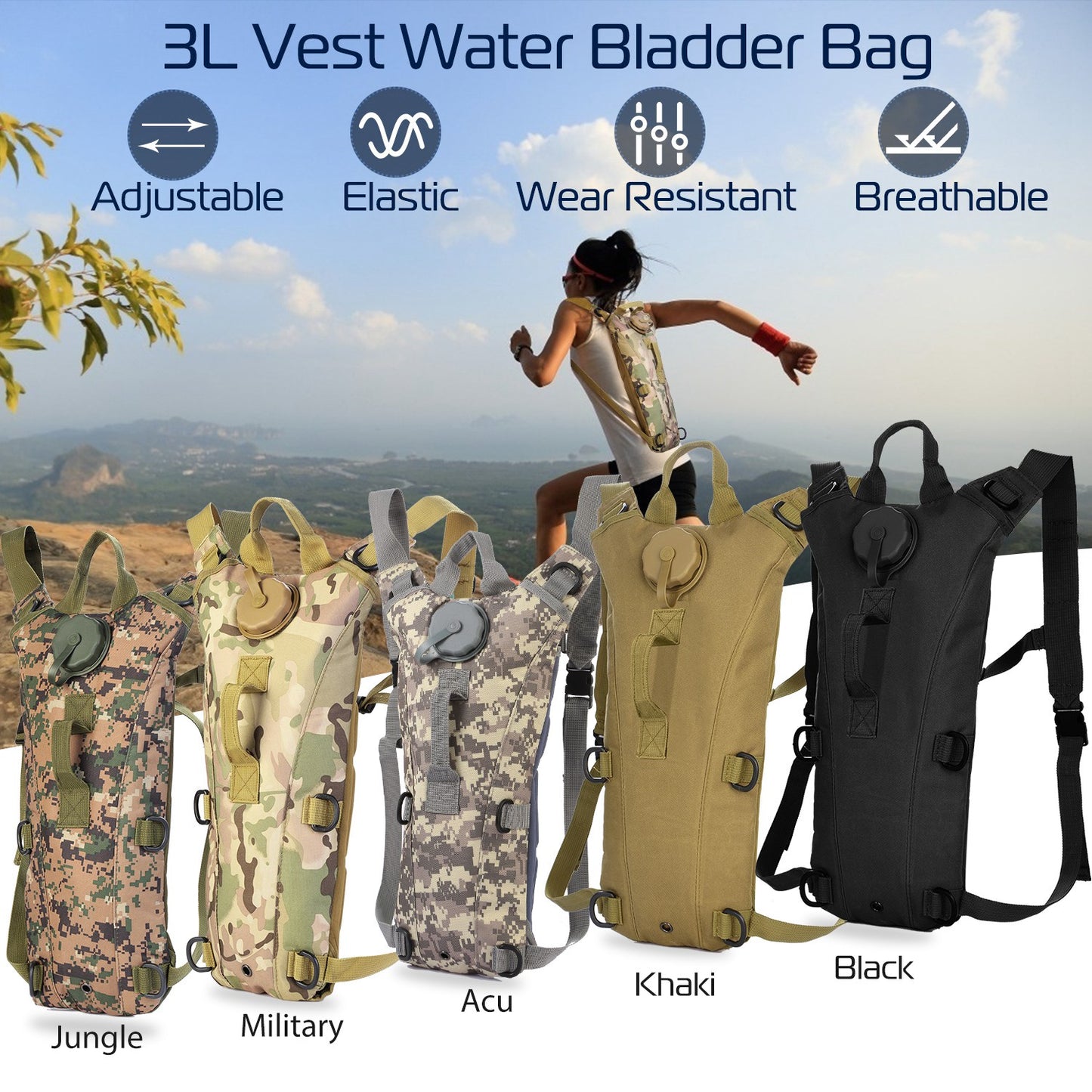 3L Tactical Hydration Pack