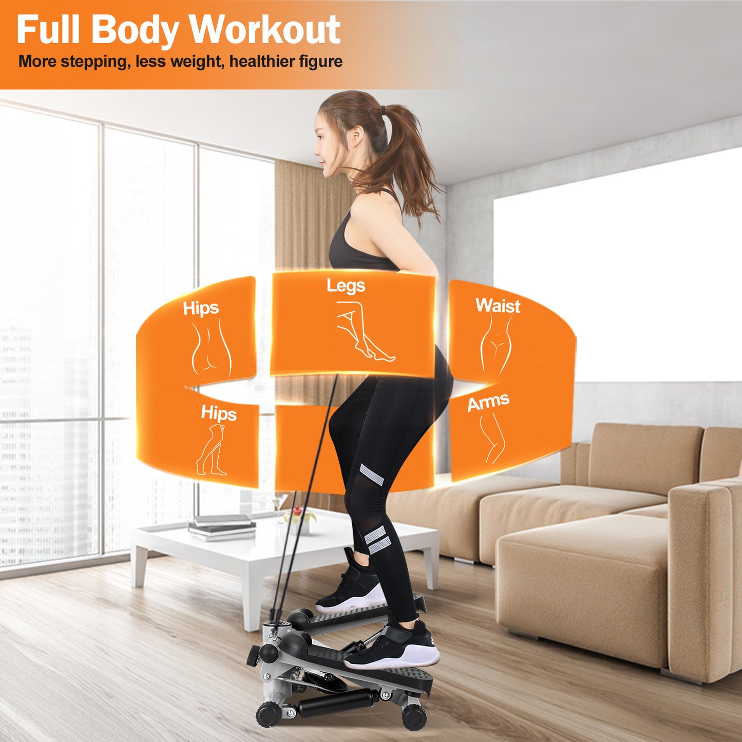Fitness Stepper For Leg Exercise