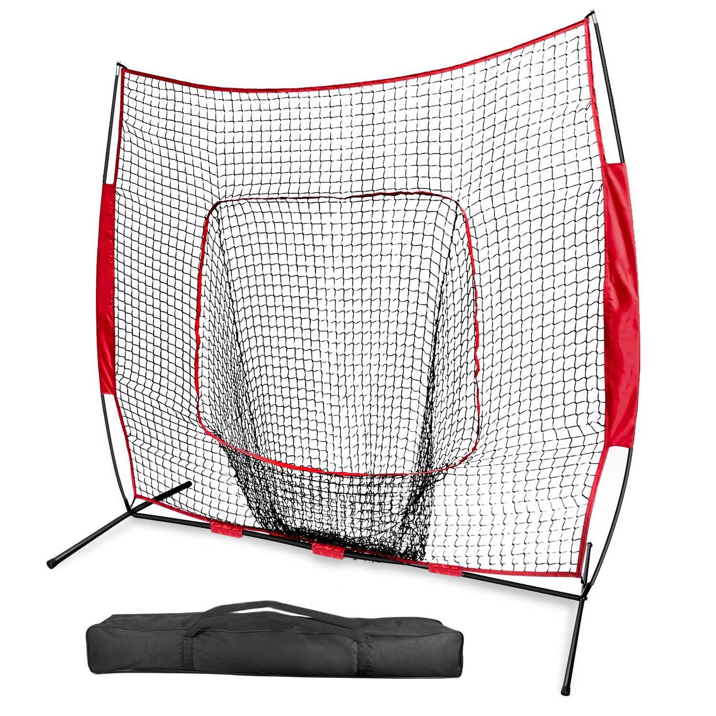 Baseball Practice Training Net With Bow Frame