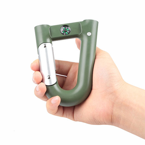 Compass Carabiner-Shaped Hiking Camping Use