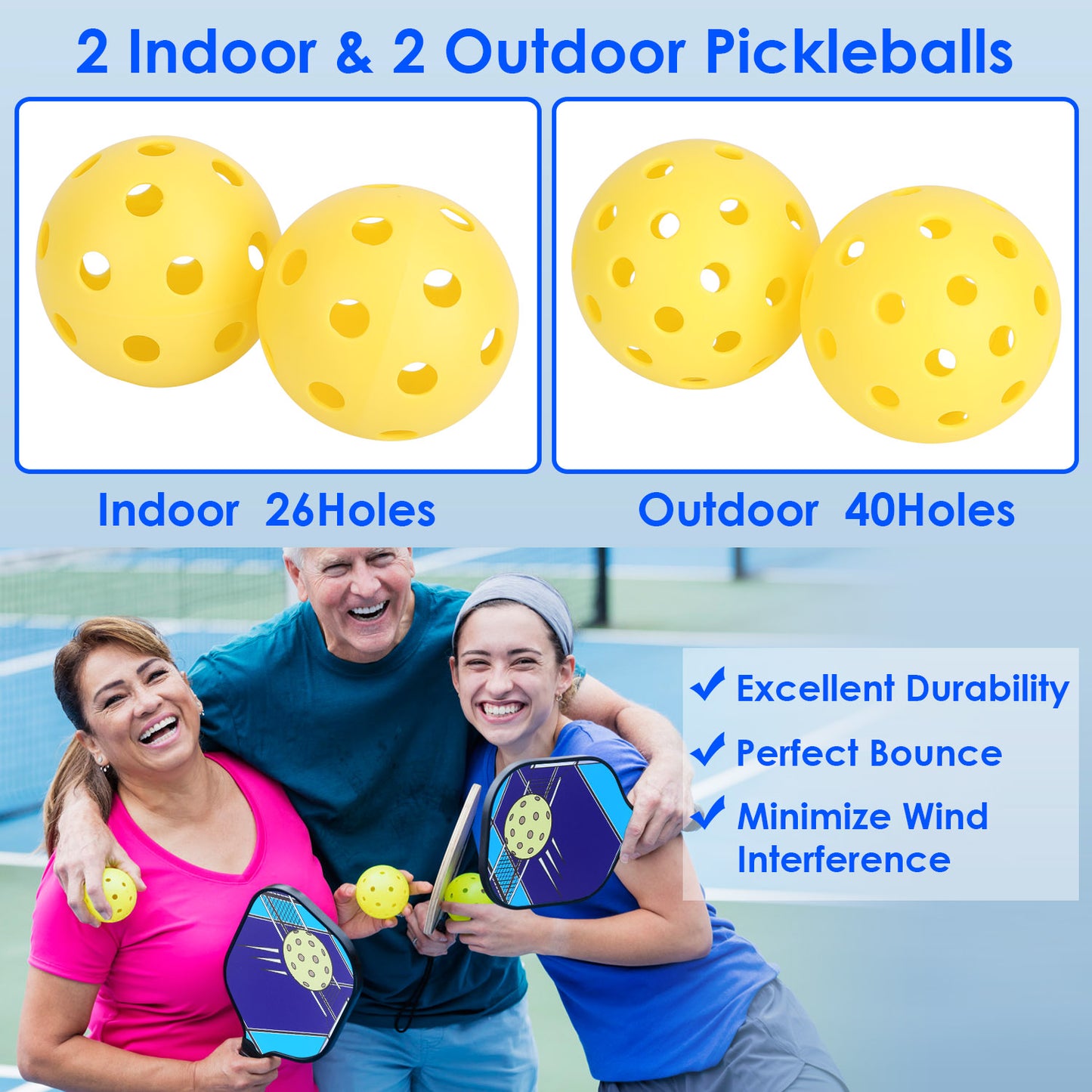 Pickleball Paddle Set
