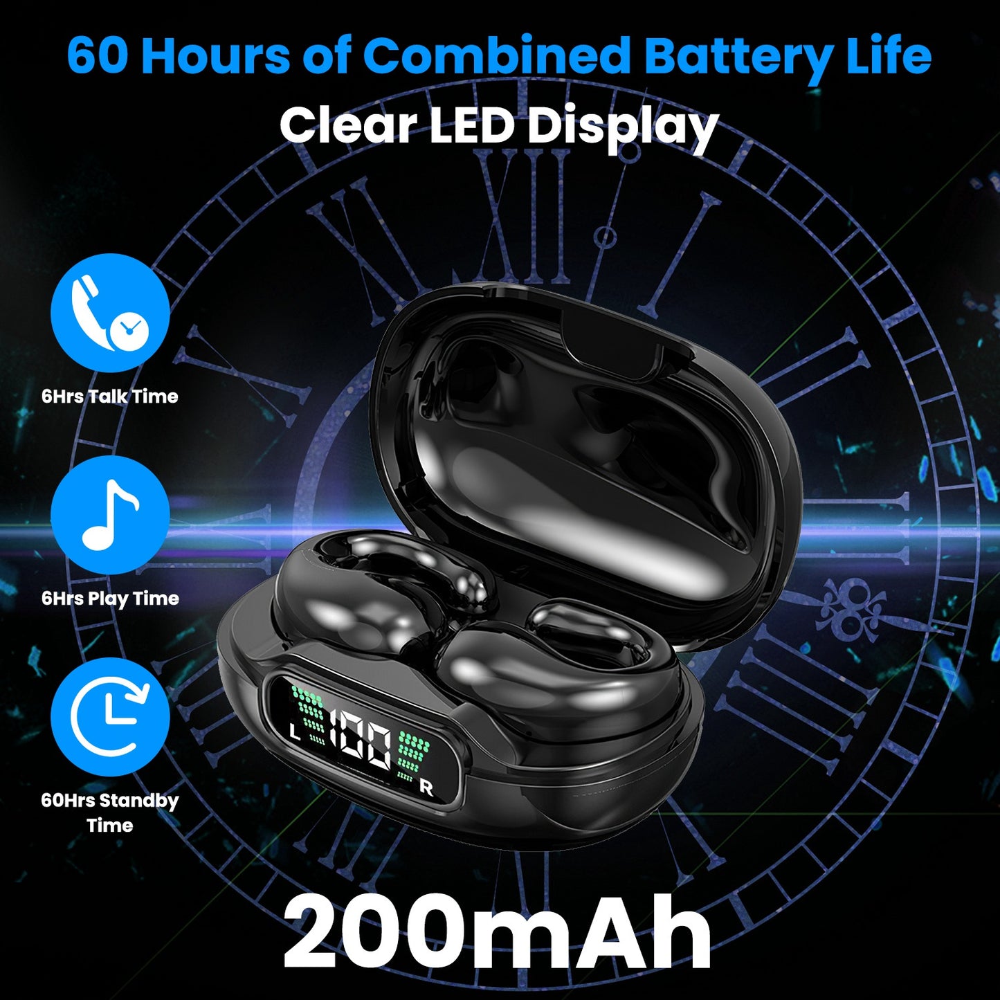 IPX3 Waterproof Ultra Open Earbud