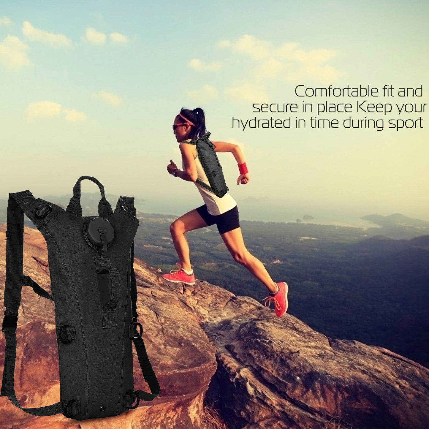 Tactical Hydration Pack 3L Water Bladder
