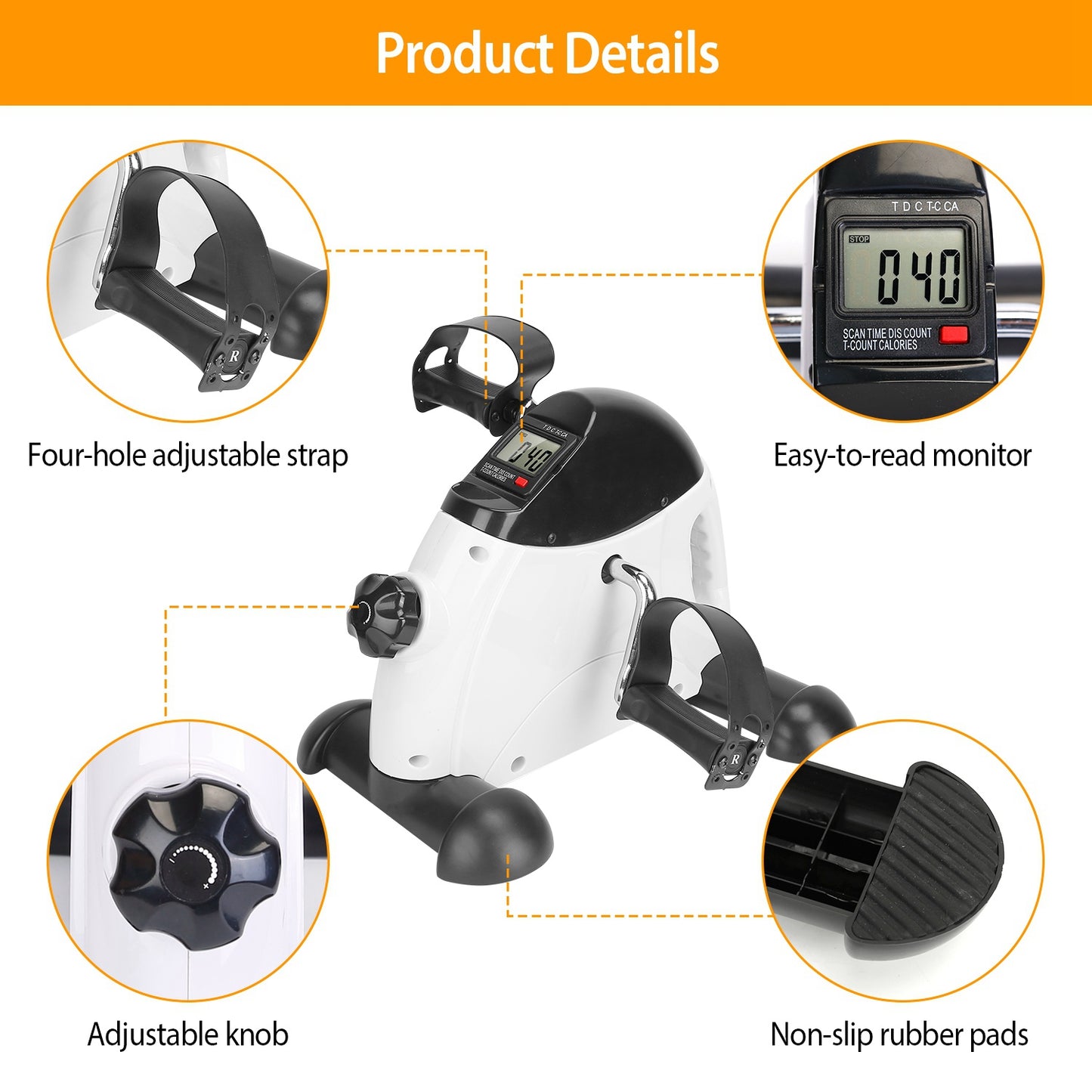Arm Leg Bike Pedal Exerciser