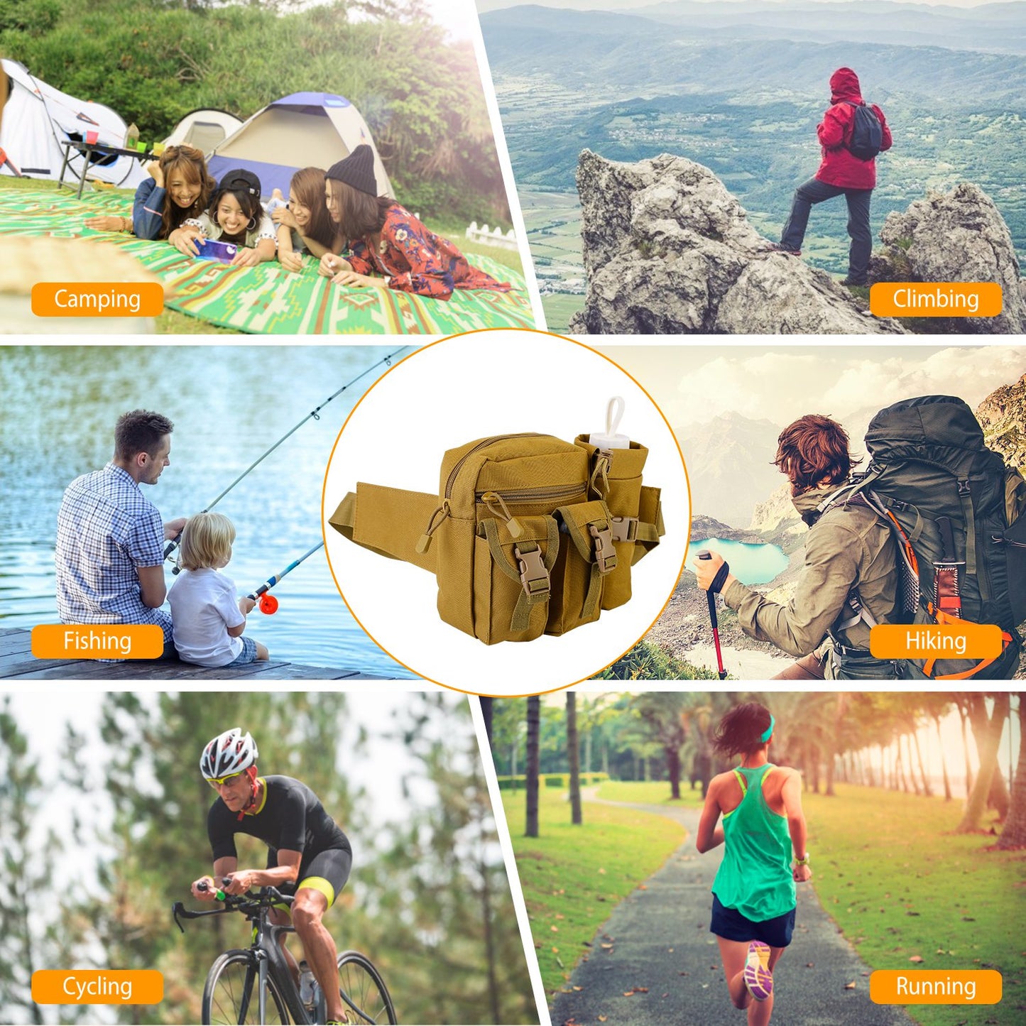 Tactical Waist Bag Utility Pouch