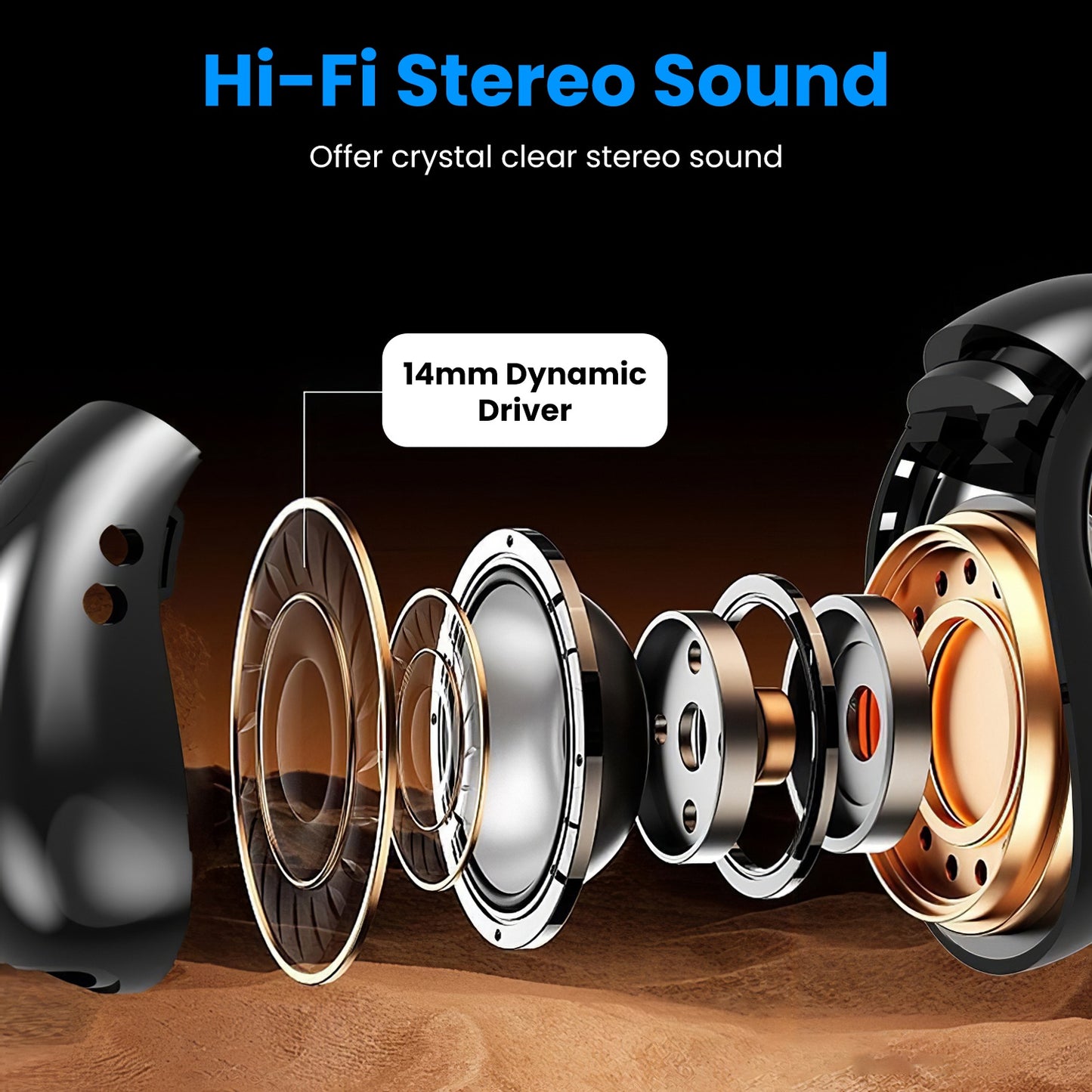 IPX3 Waterproof Ultra Open Earbud