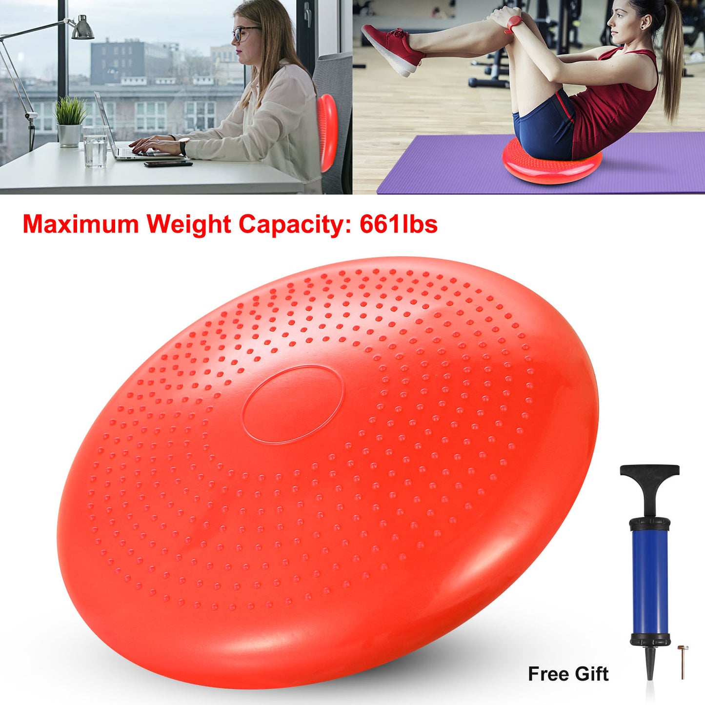 Inflatable Stability Balance Disc