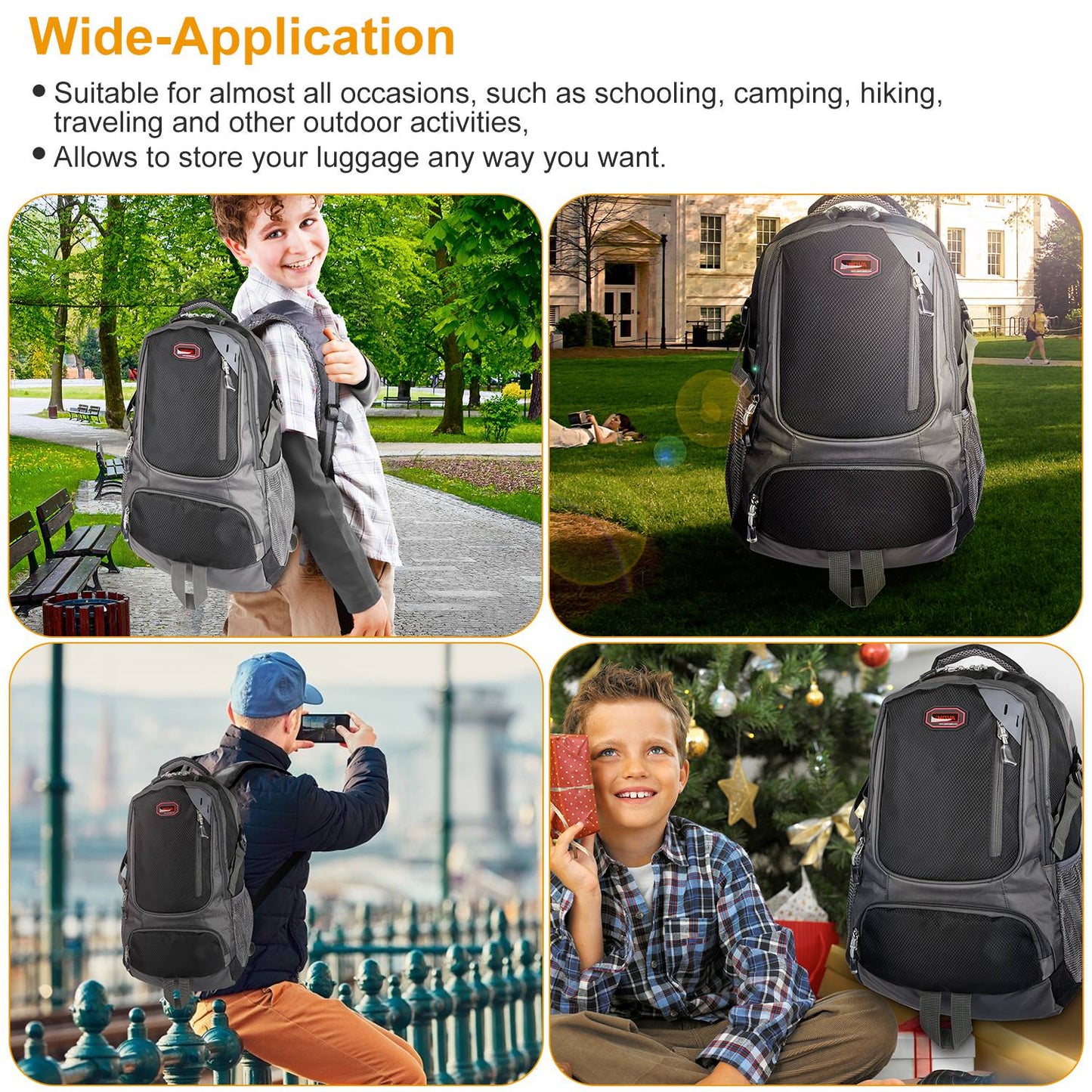 Unisex School Backpack
