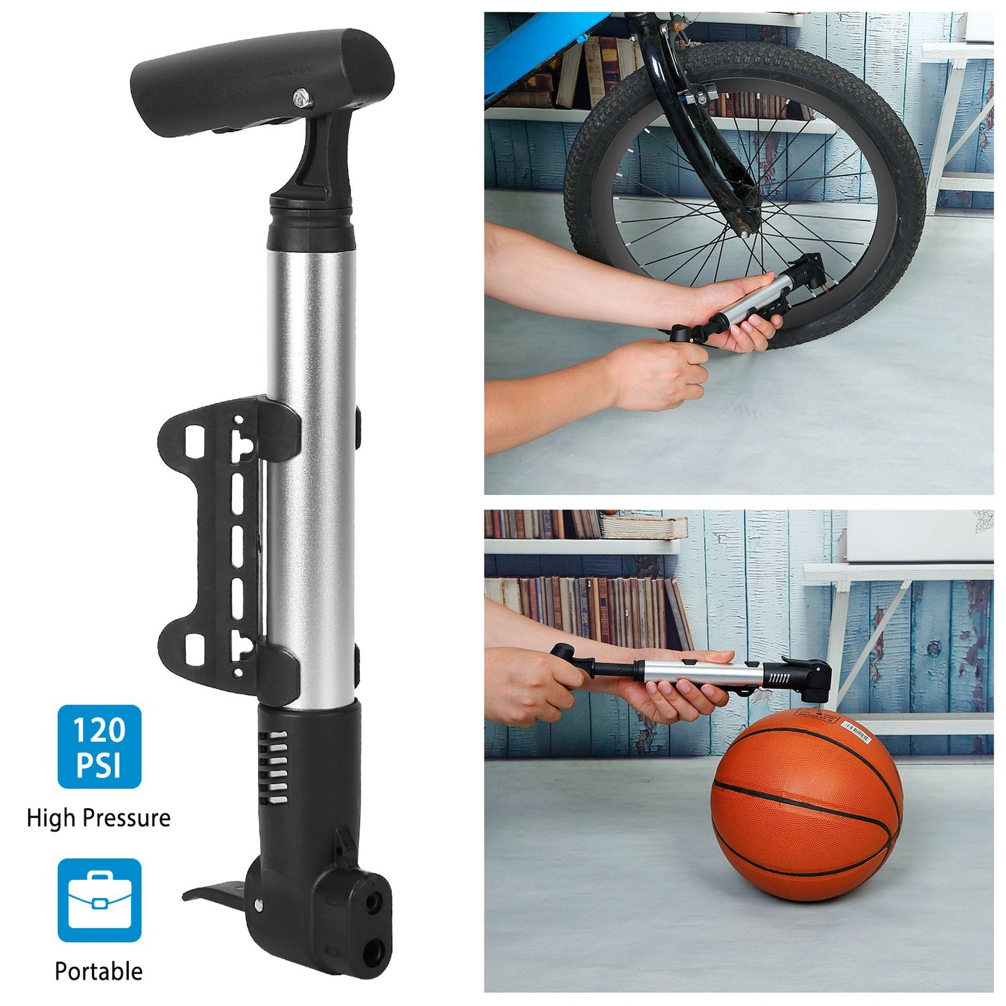 Portable Bicycle Tire Inflator
