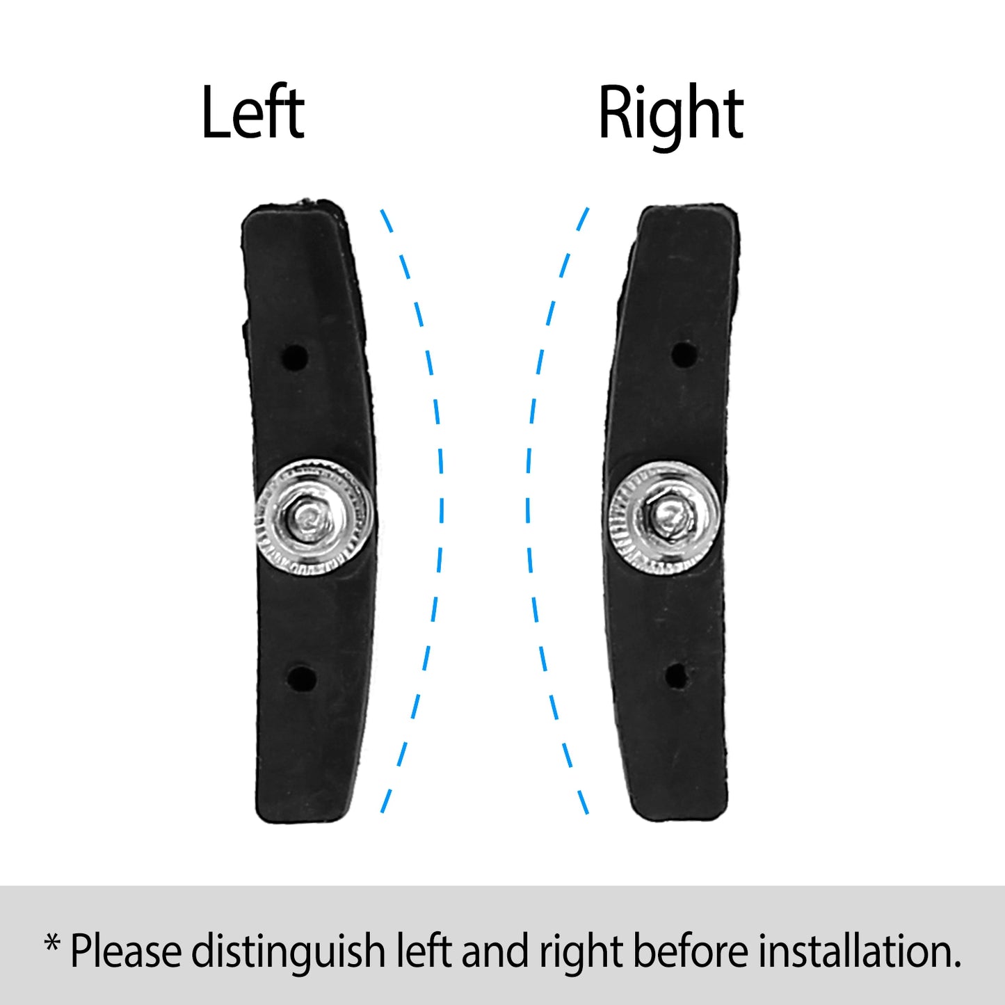 5 Pairs V Bike Brake Pads