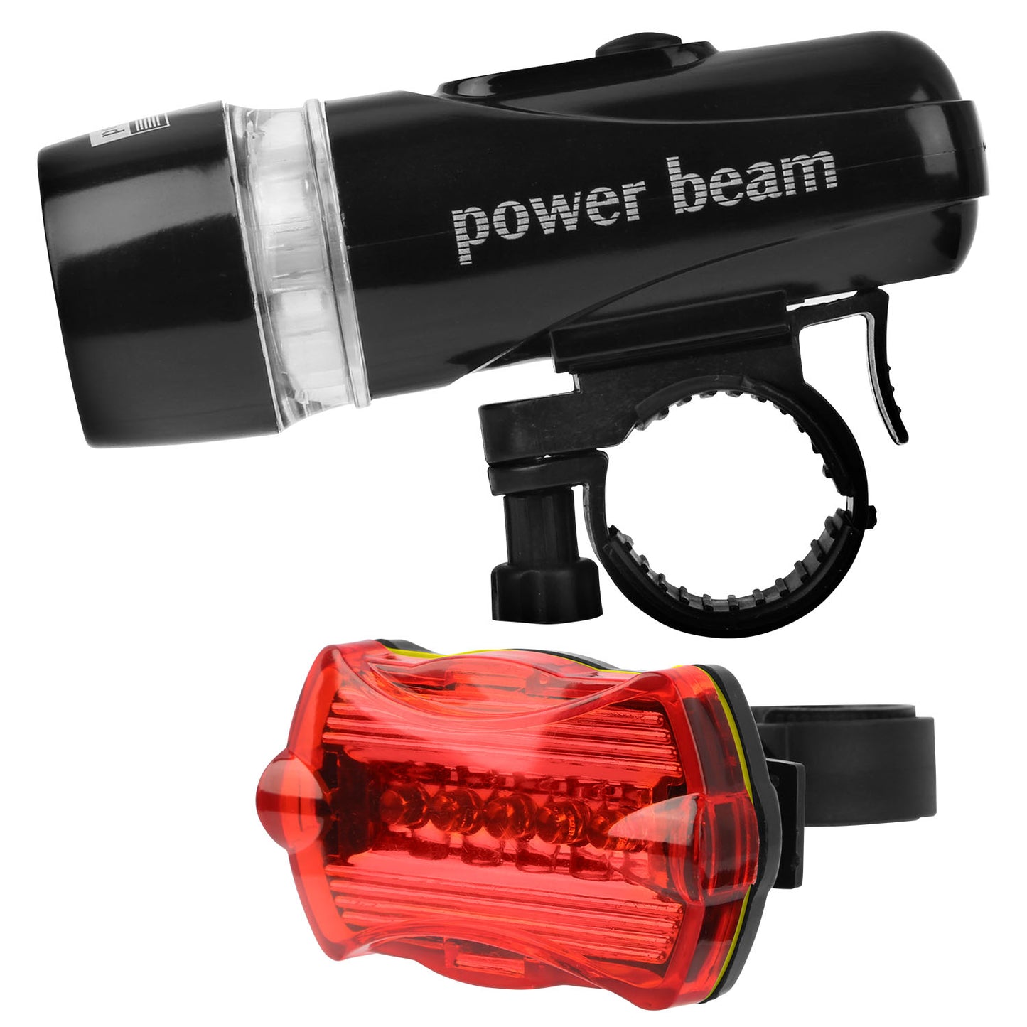 Universal Front Rear Bike Light Set IPX5 Water-Resistant Bike Headlight Taillight Tool-Free Mounting Quick Release