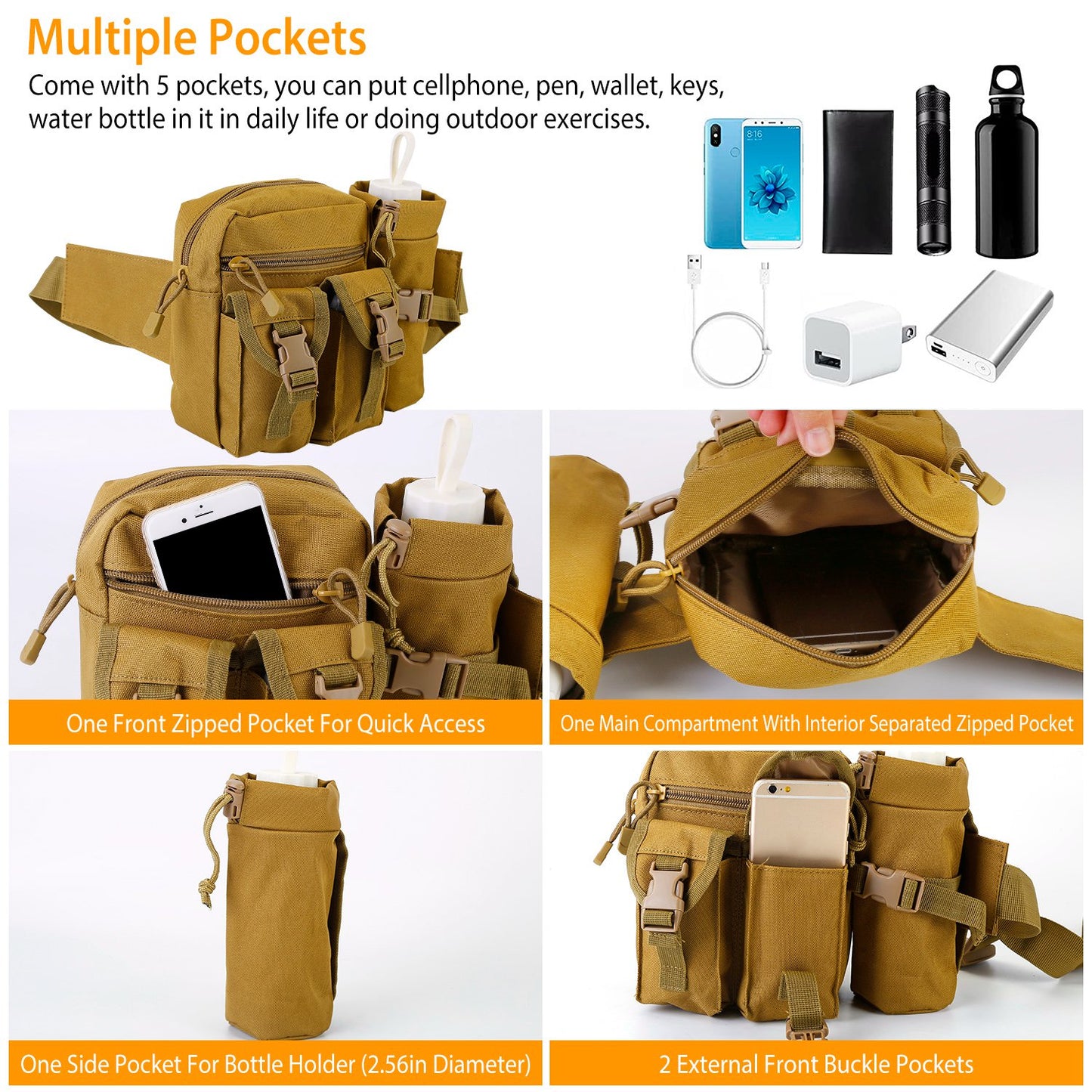 Tactical Waist Bag Utility Pouch