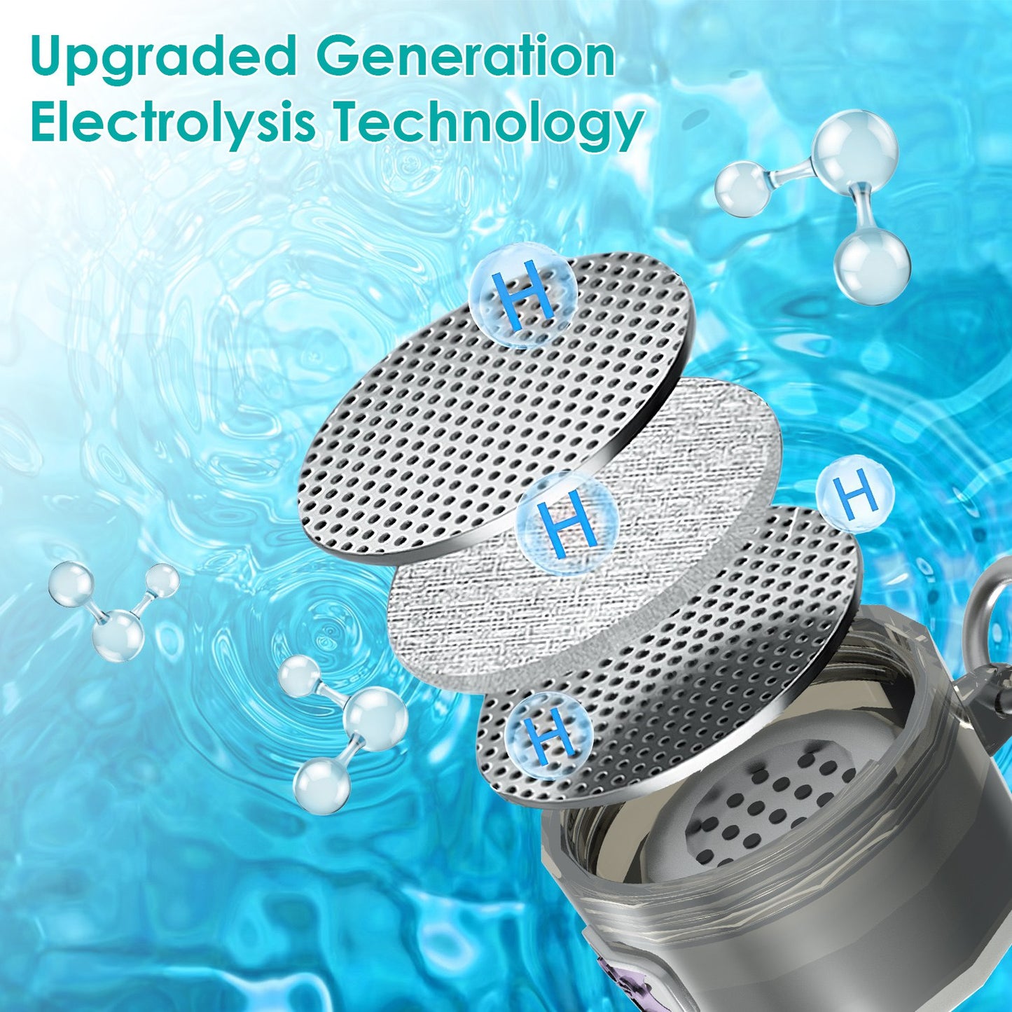 1.5L Large Capacity Water Bottle