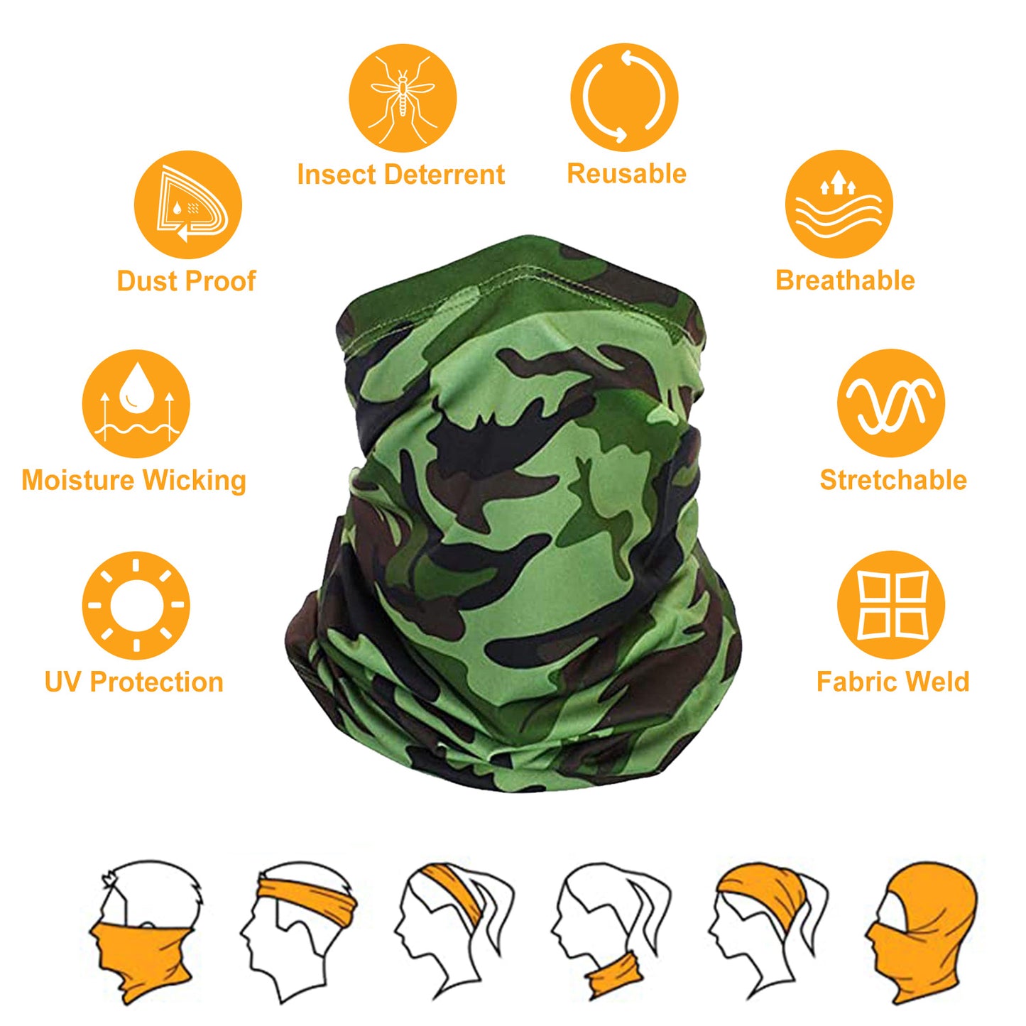 UV Sunscreen Protection Face Mask