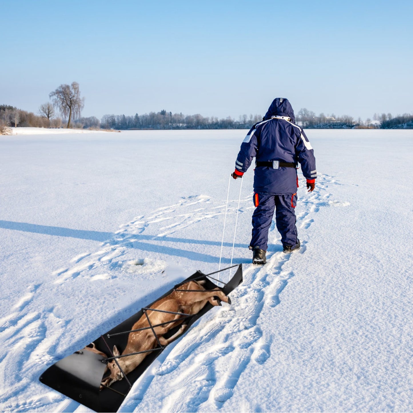 Deer Drag Sled with Handle Deer Cart