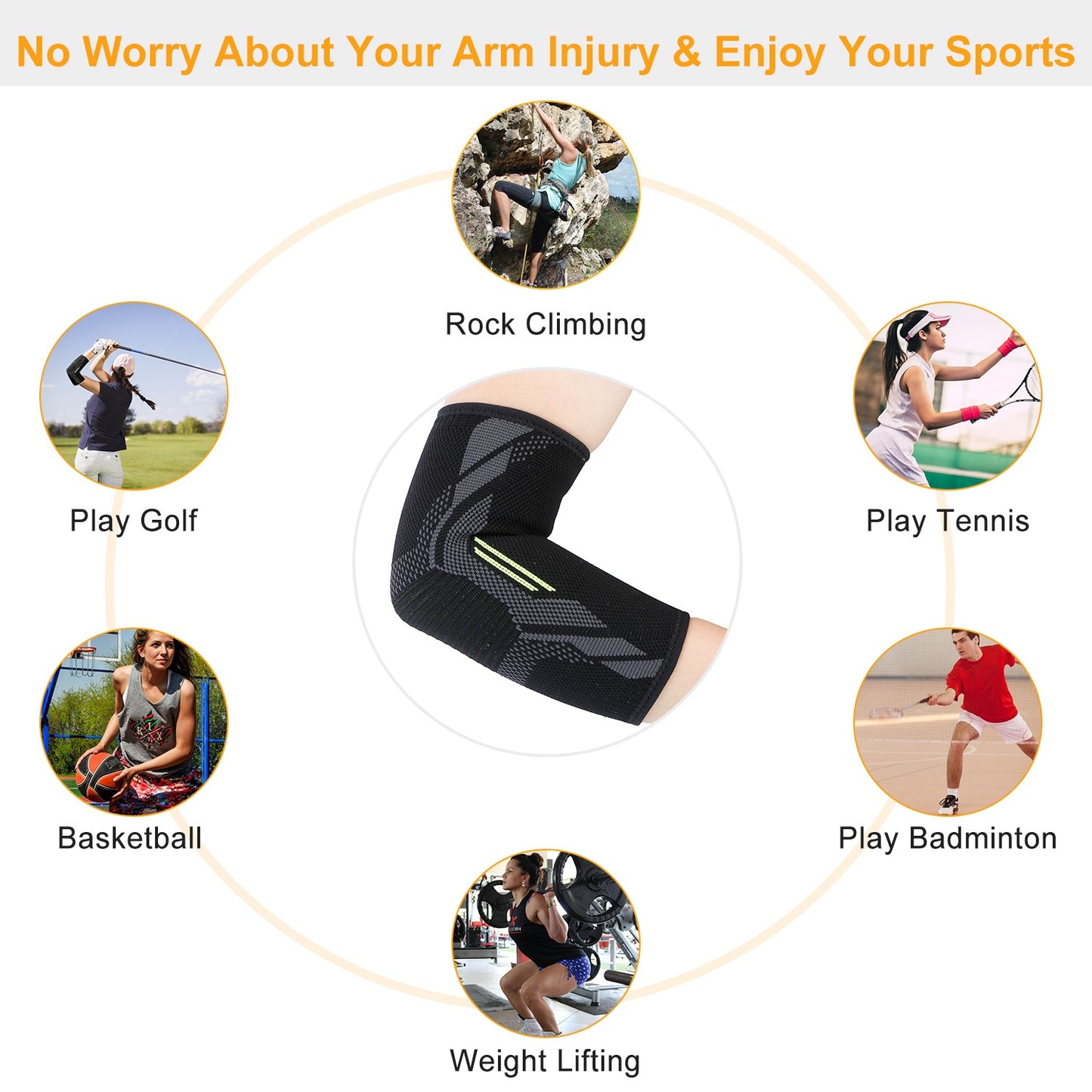 Elbow Support Brace Compression