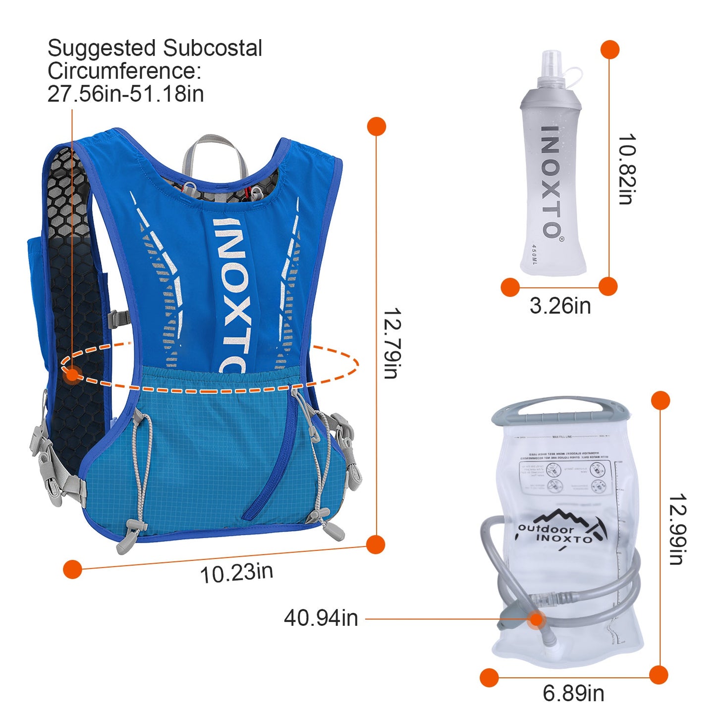 Adjustable Vest Backpack For Outdoor Sports