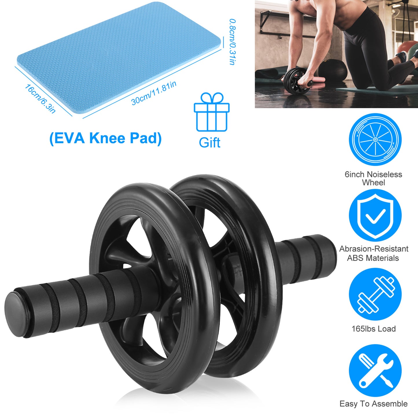Core Strength Abdominal Wheel Roller