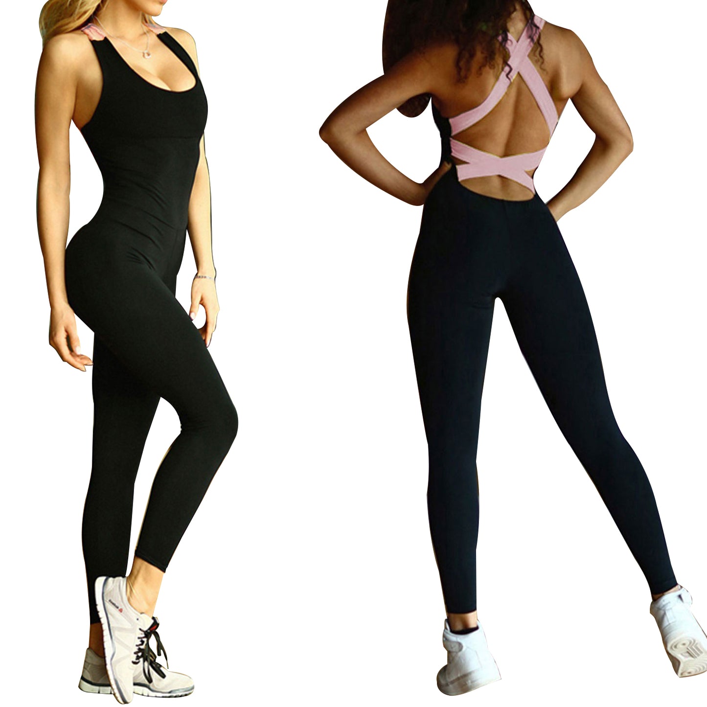 Workout Gym Fitness Jumpsuit