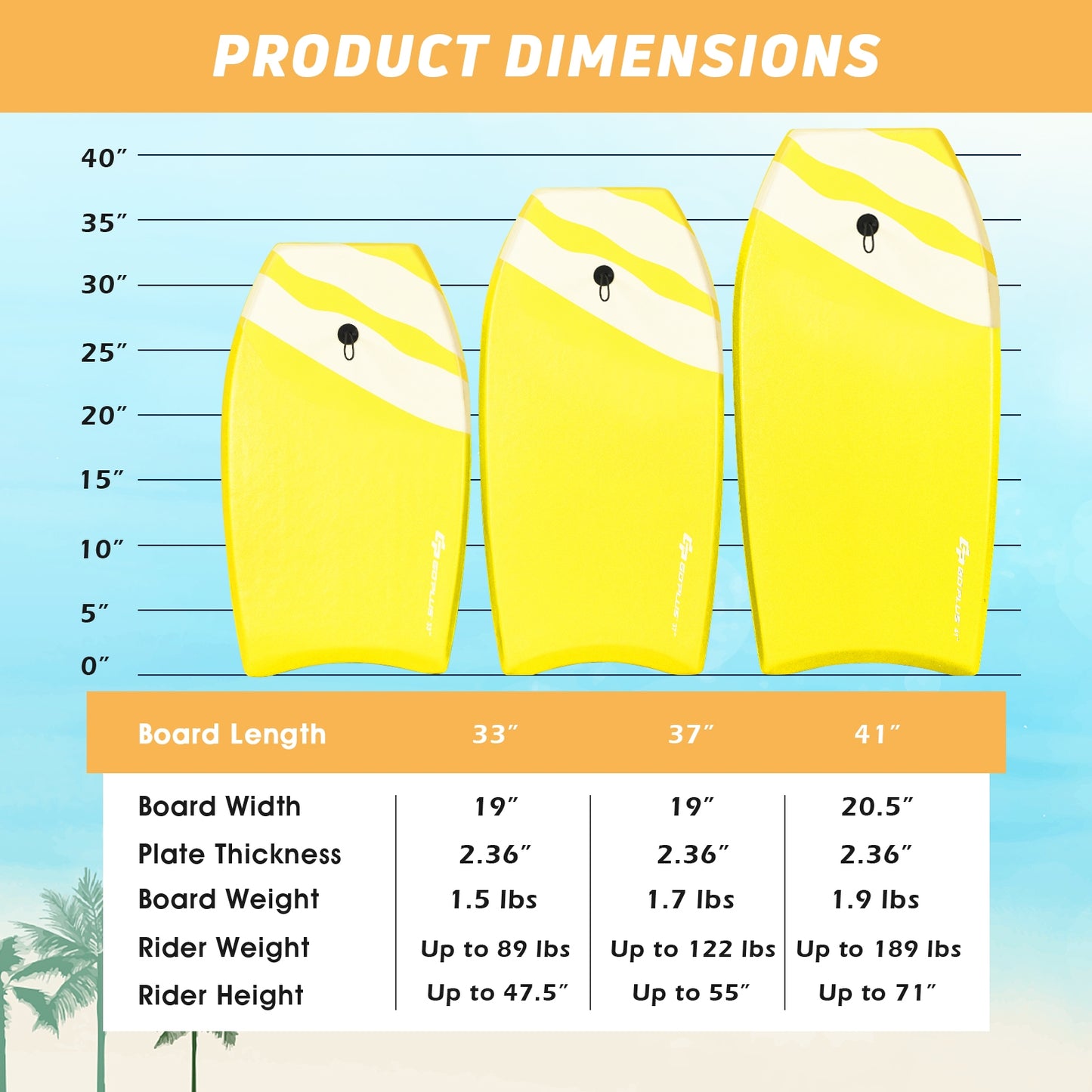Lightweight Super Surfing Bodyboard with EPS Core Boarding-M