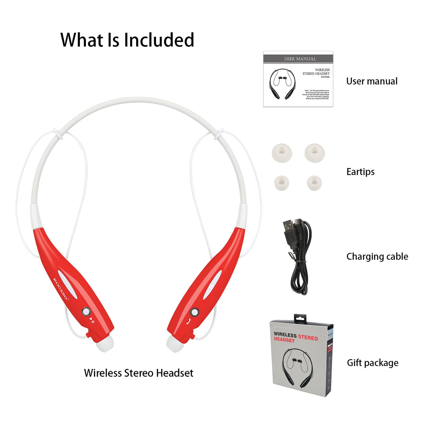 Wireless Sports Stereo Hands Free Headset