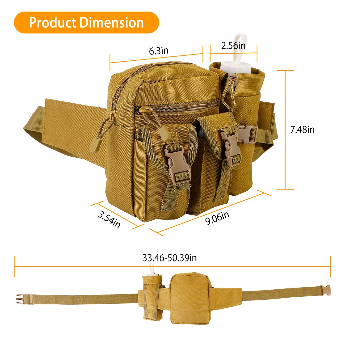 Tactical Waist Bag Utility Pouch