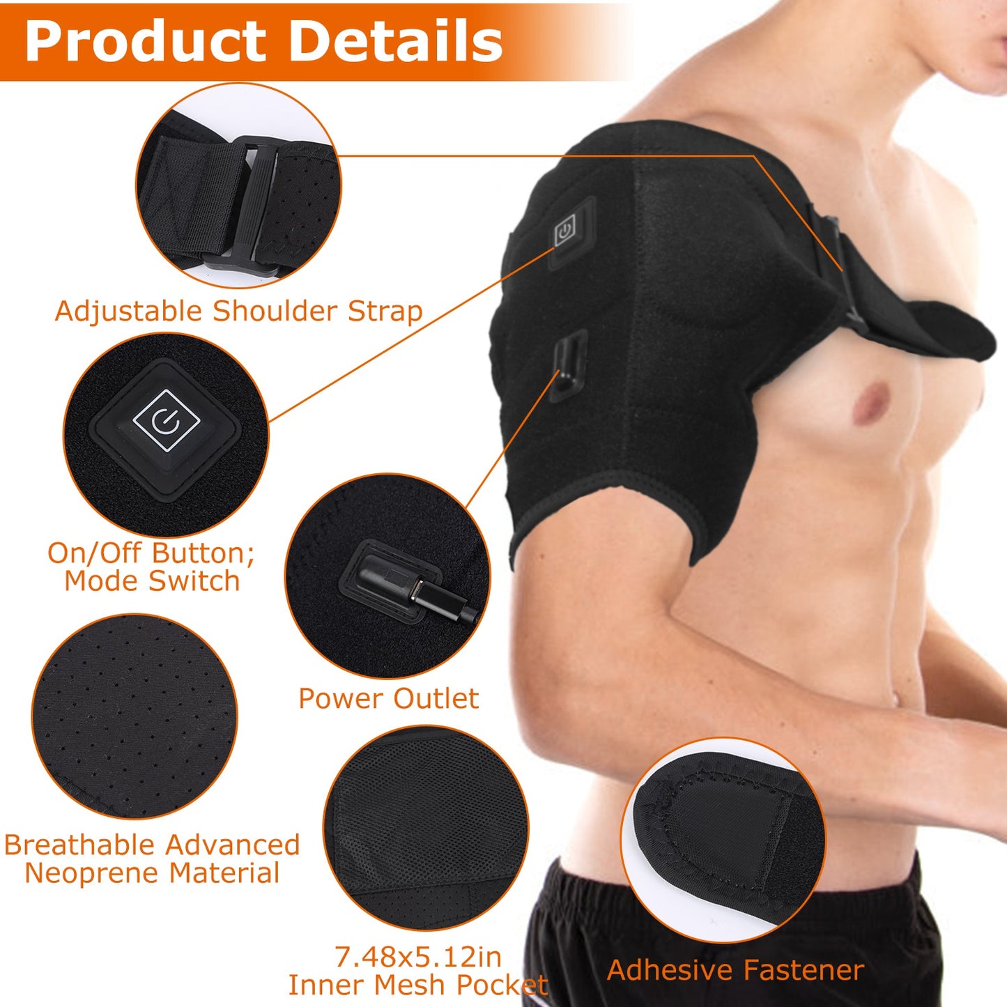 Heated Shoulder Brace