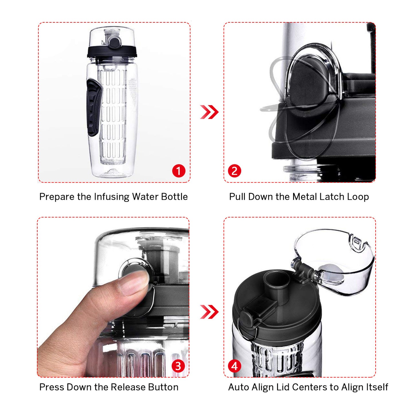 Fruit Infuser Water Bottle