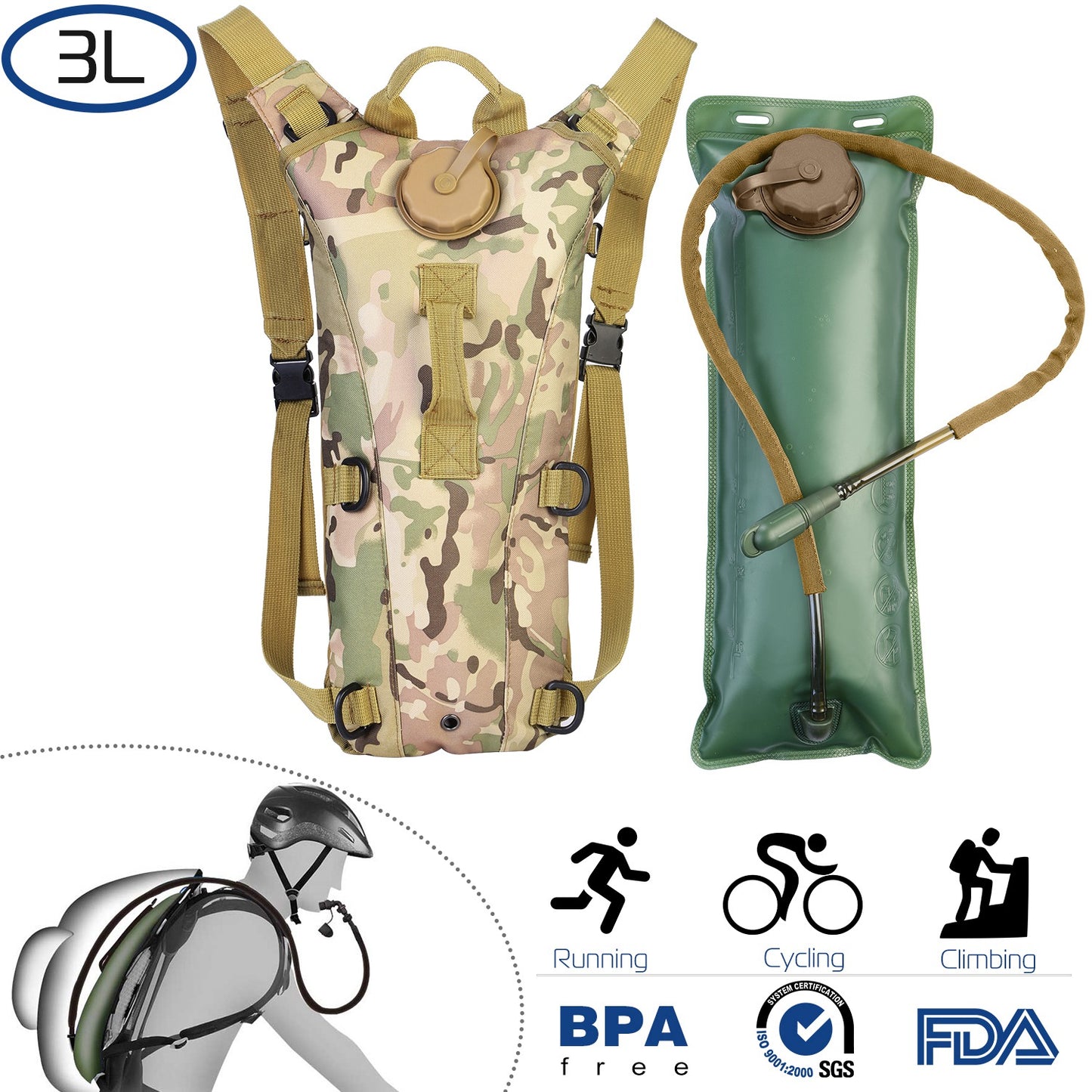 Adjustable Water Drink Backpack