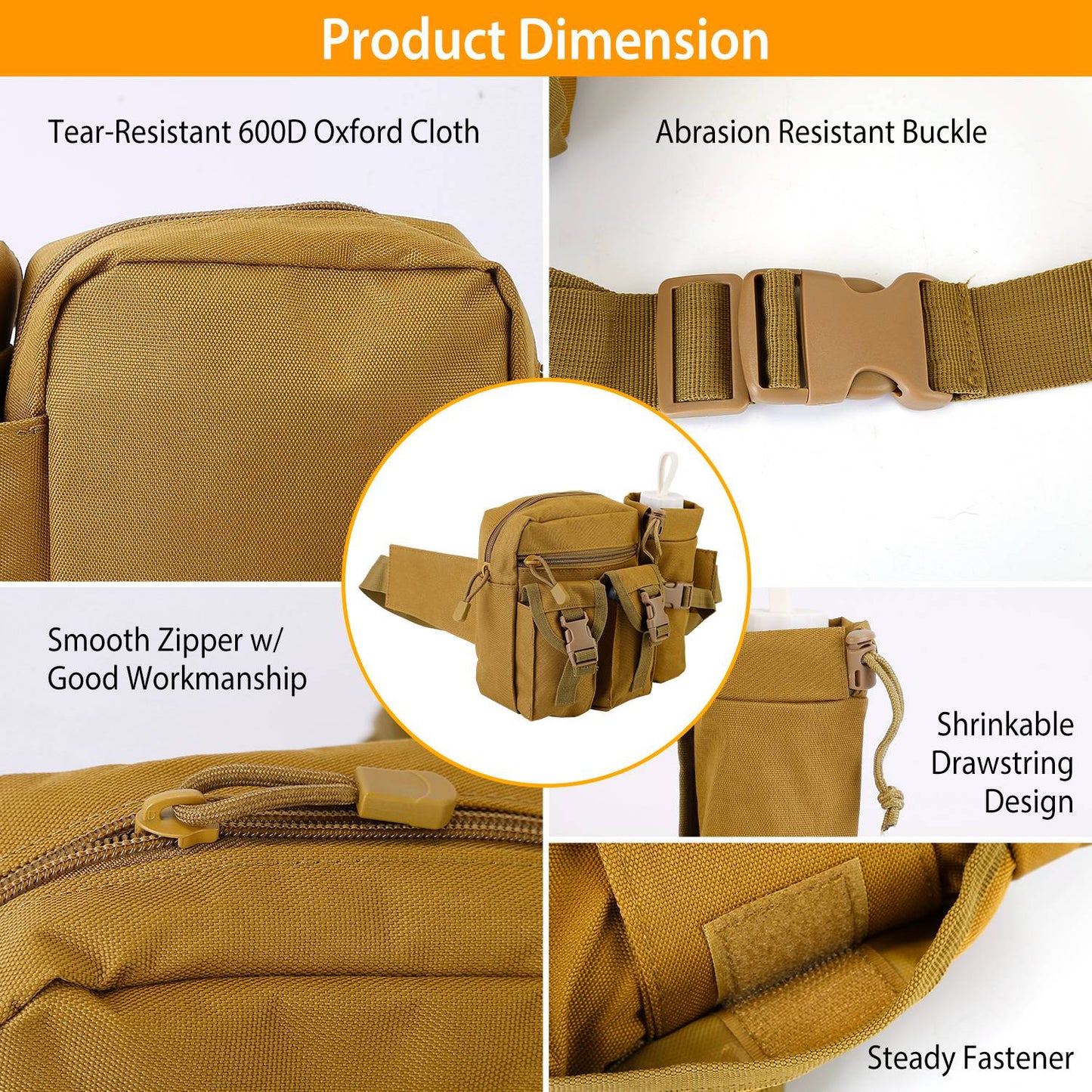 Tactical Waist Bag Utility Pouch