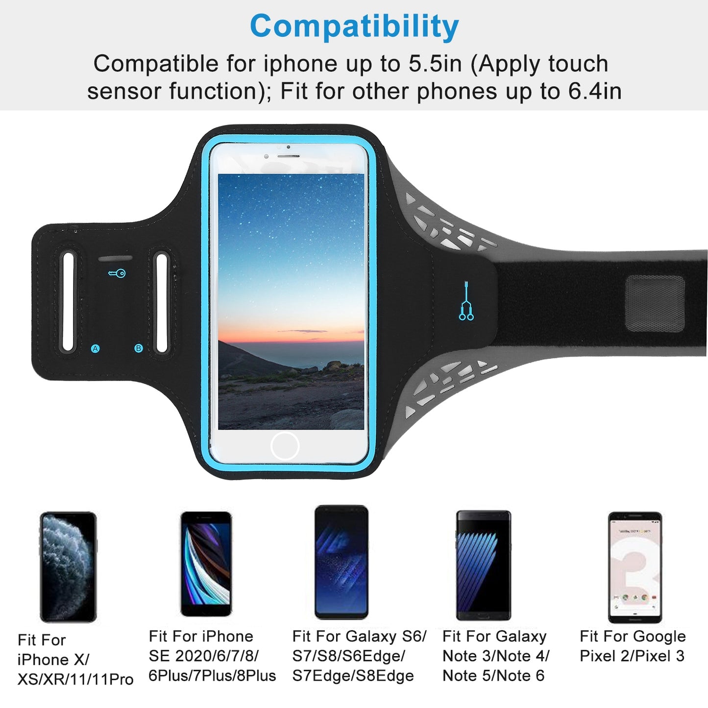 Phone Armband Case Sweat-resistant
