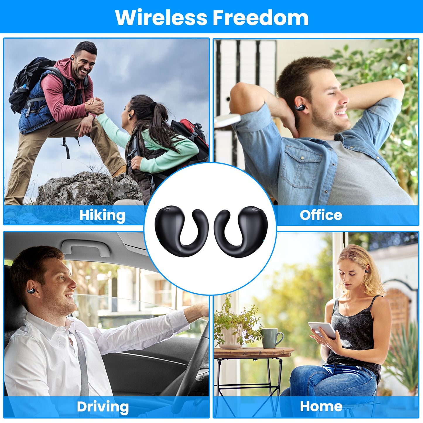IPX3 Waterproof Ultra Open Earbud