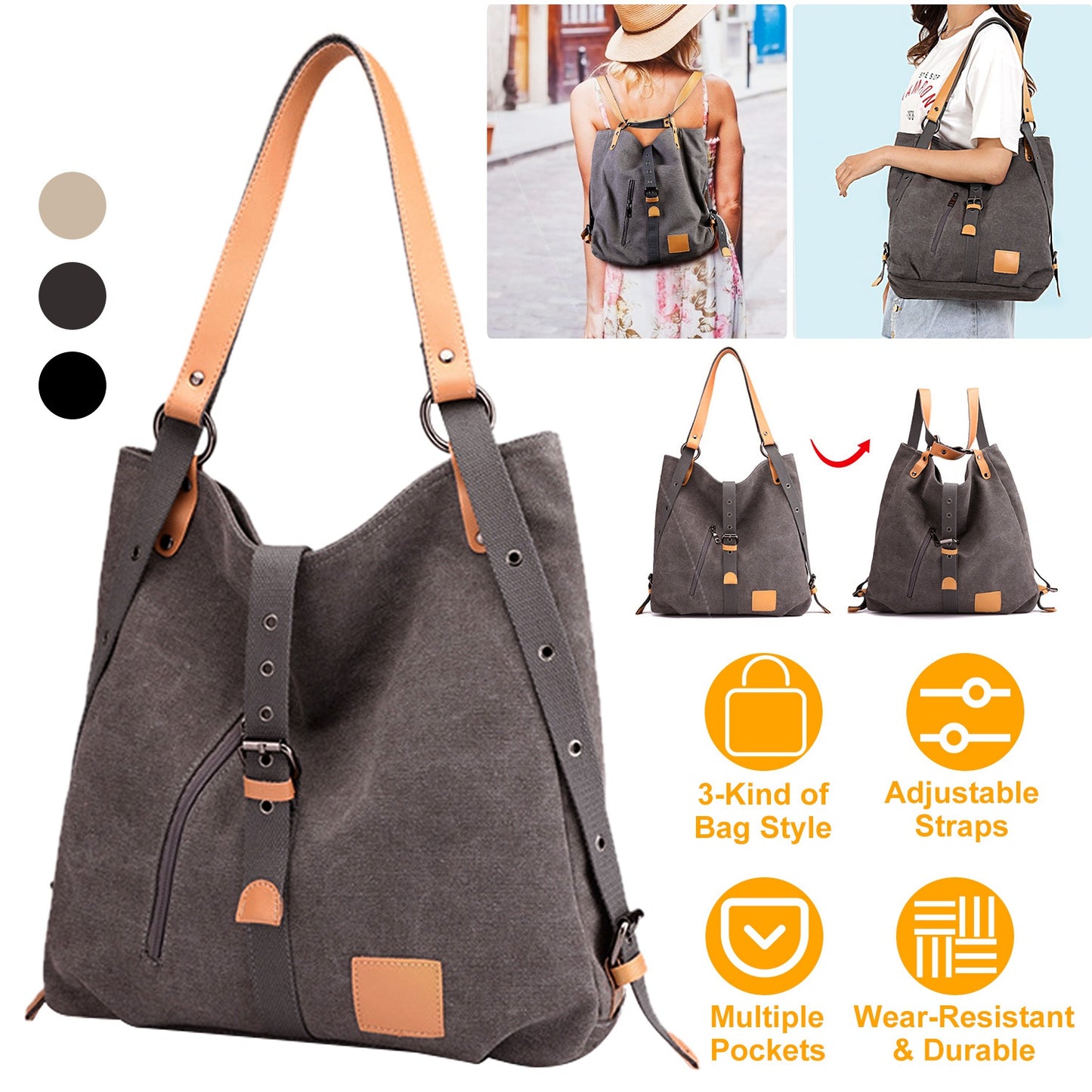 Multifunctional Purse Handbag