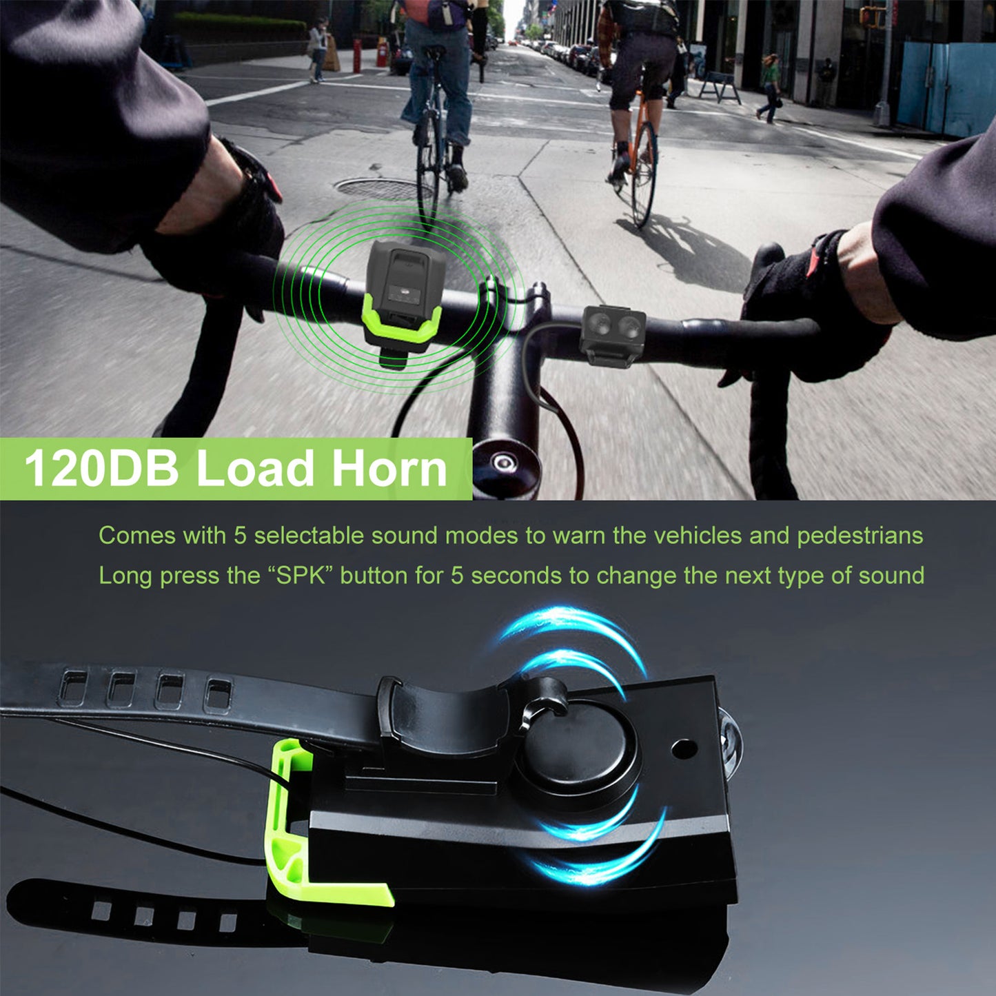 20000LM Bike Front Lights Set