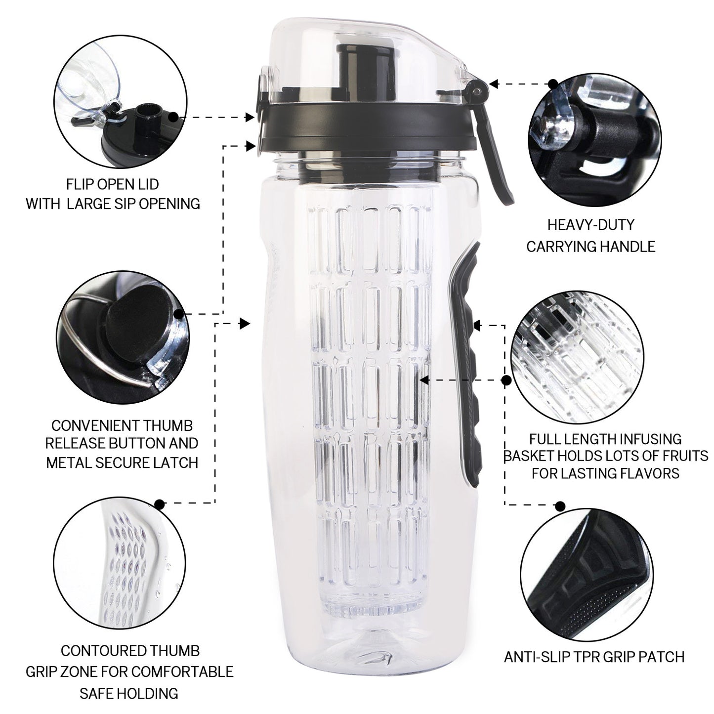 Fruit Infuser Water Bottle