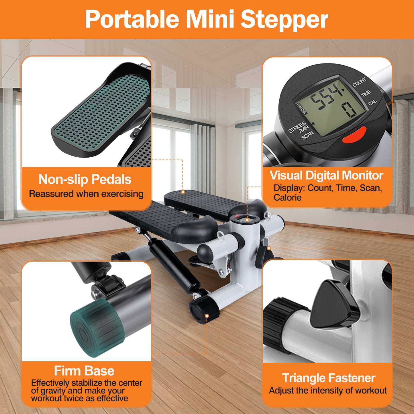Fitness Stepper For Leg Exercise