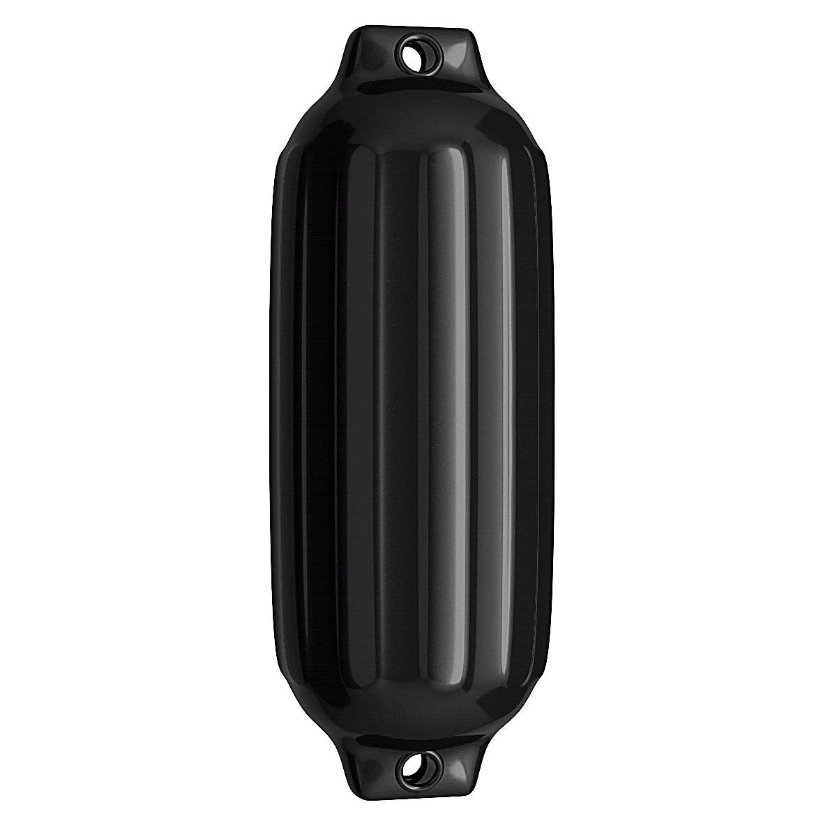 4 Ribbed Marine 8.5" x 27" Boat Fender Vinyl Bumper-Black
