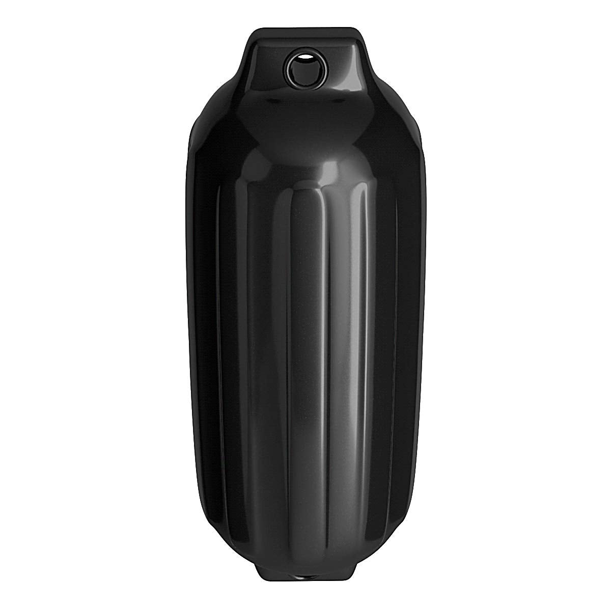 4 Ribbed Marine 8.5" x 27" Boat Fender Vinyl Bumper-Black
