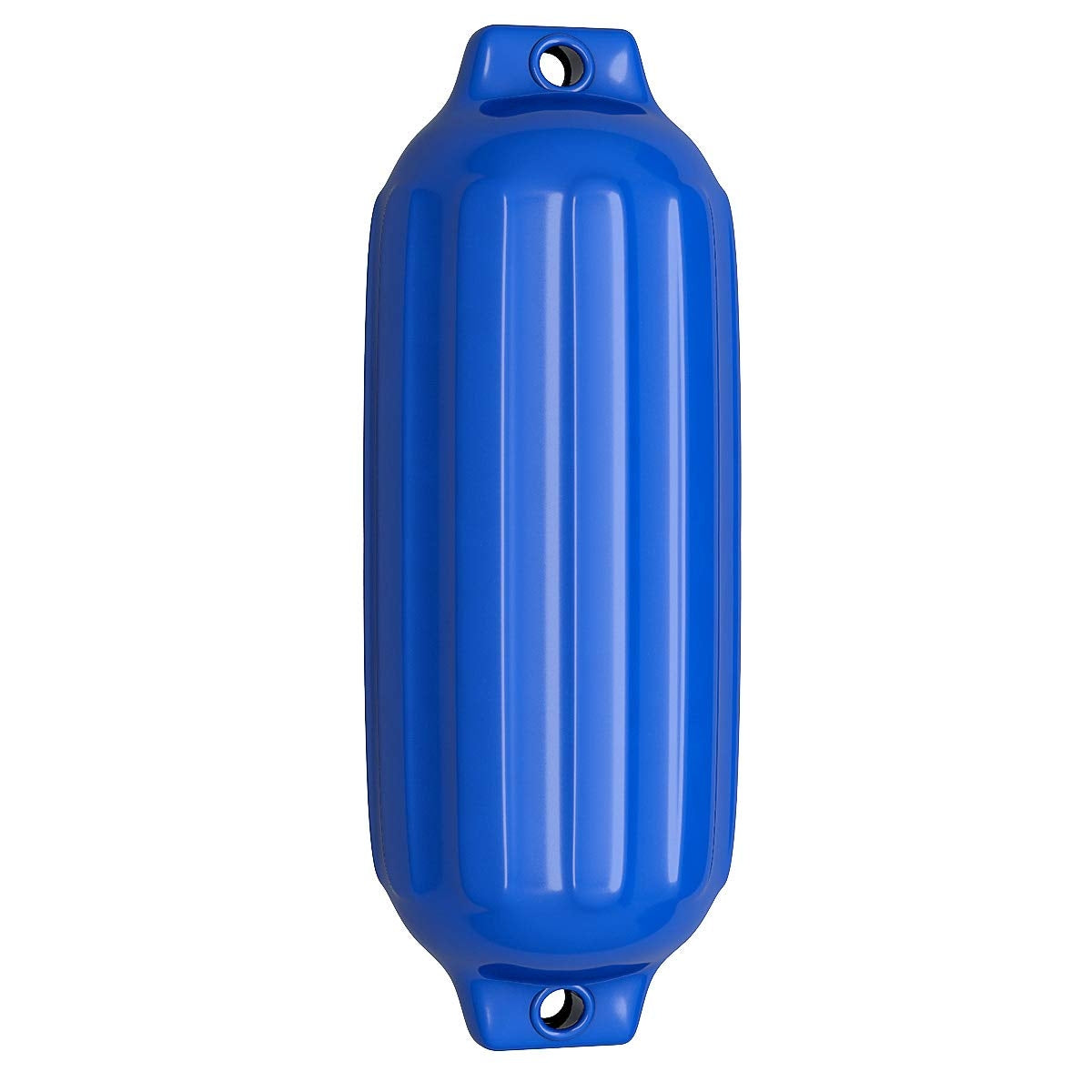 4 Ribbed Marine 8.5" x 27" Boat Fender Vinyl Bumper-Blue