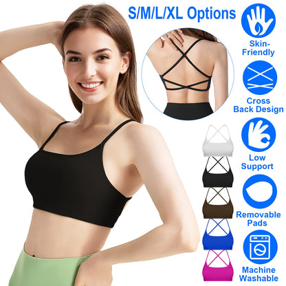 Women Cross Back Sport Bras
