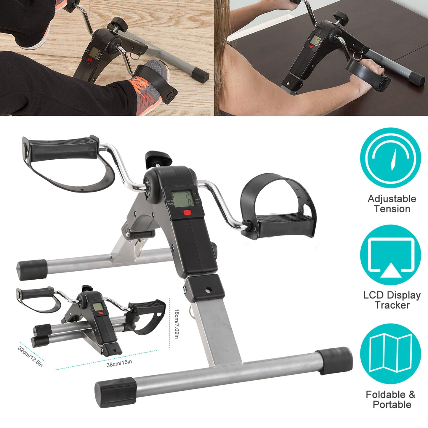 Foldable Exercise Bike Pedal