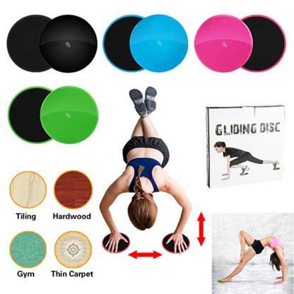 2-Pack Core Workout Sliding Discs