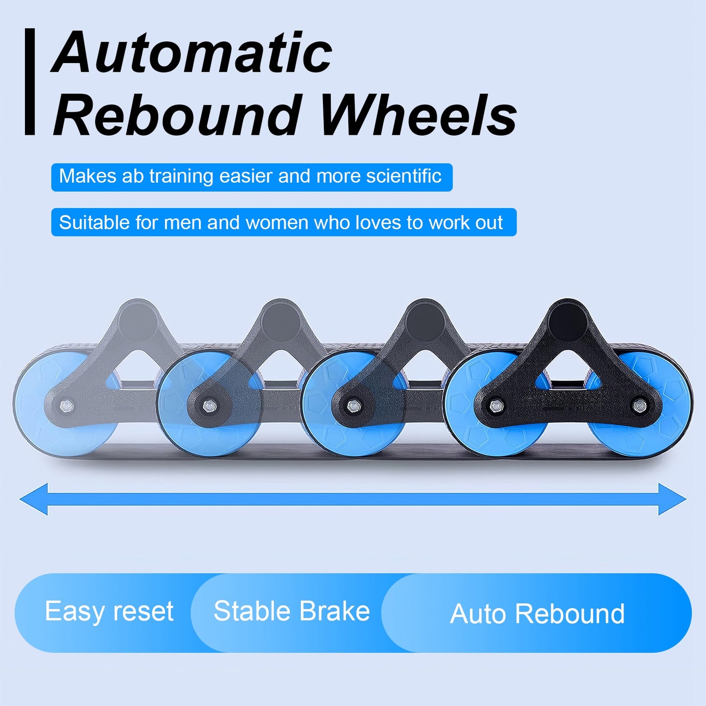 Automatic Rebound Abdominal Wheel