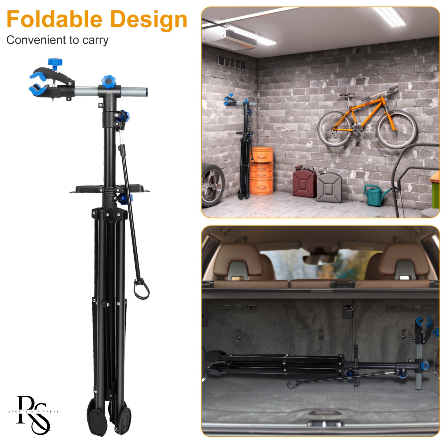 Adjustable Bicycle Repair Stand Rack