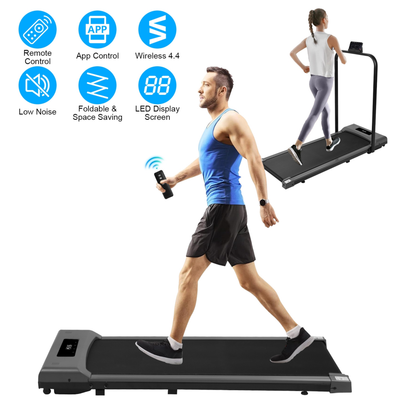 2-in-1 Folding Treadmill & Walking Pad