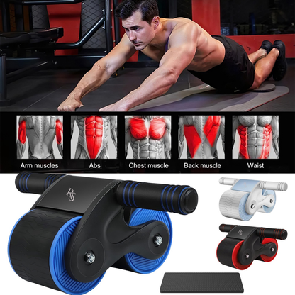 Abdominal Wheel Roller With Knee Pad