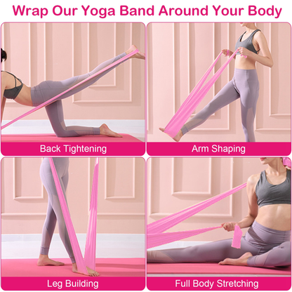 3-Pack Yoga Resistance Bands