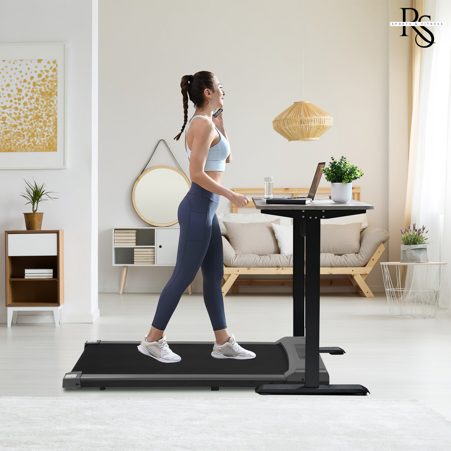 2-in-1 Folding Treadmill & Walking Pad