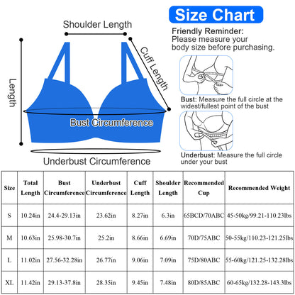 Women Deep V-Neck Sports Bras