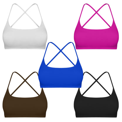 Women Cross Back Sport Bras